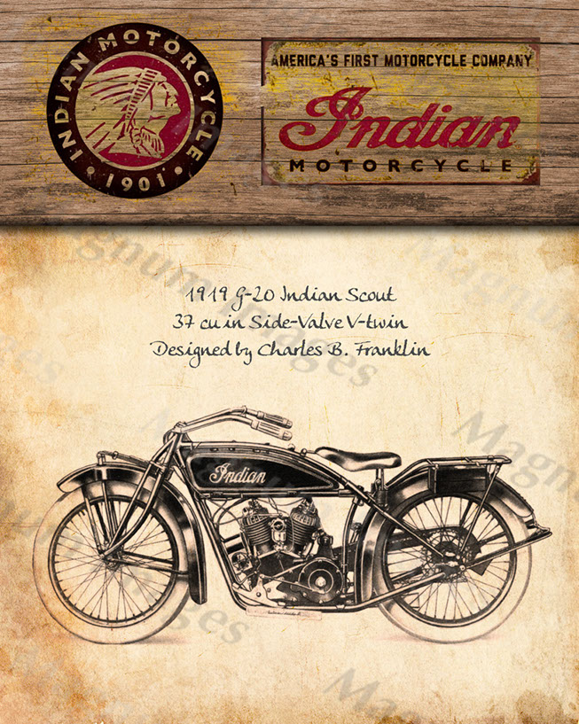 Indian Scout 1919 Poster 1