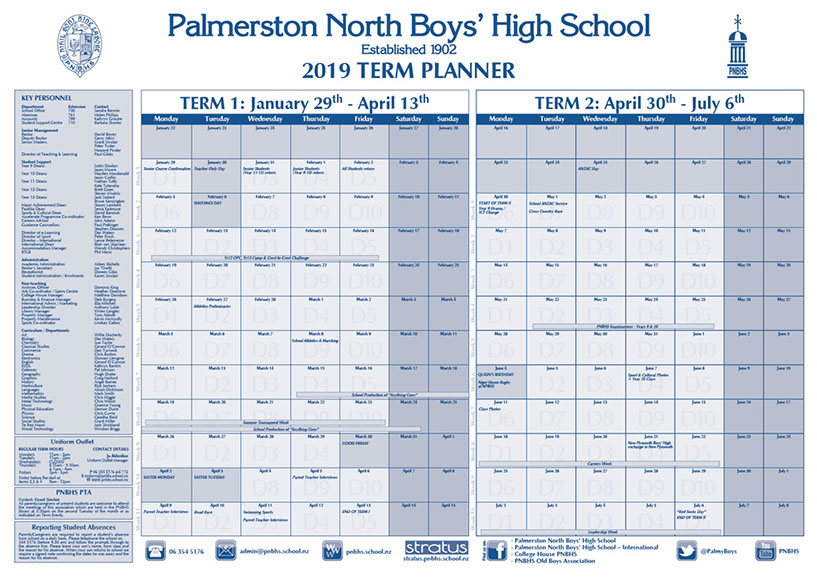 PNBHS 2019 Wall Planner 01