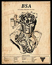 BSA 650 A10 Golden Flash Engine Vin1