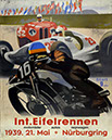 Int.Eifelrennen Nurburgring 1939 VinPoster1