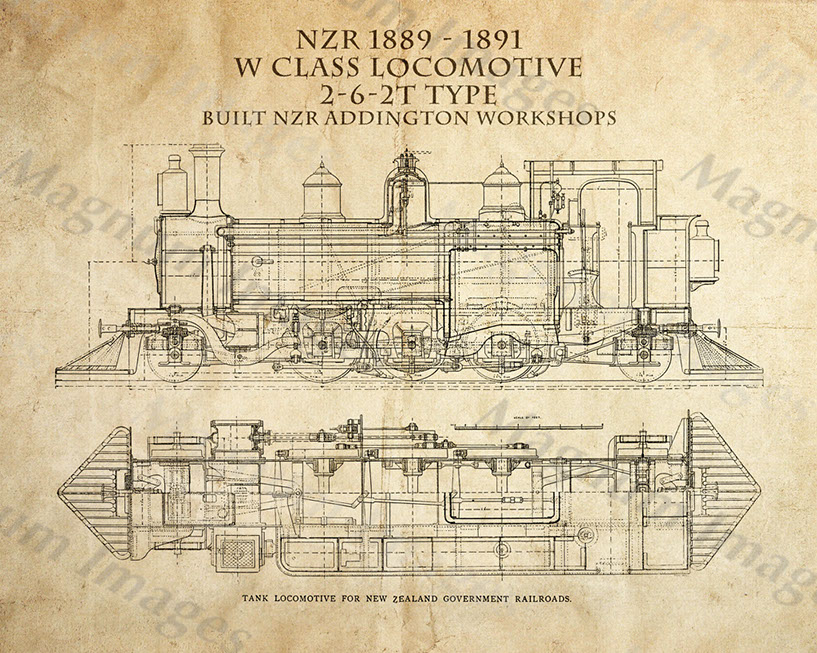 NZR W Class Loco 1893