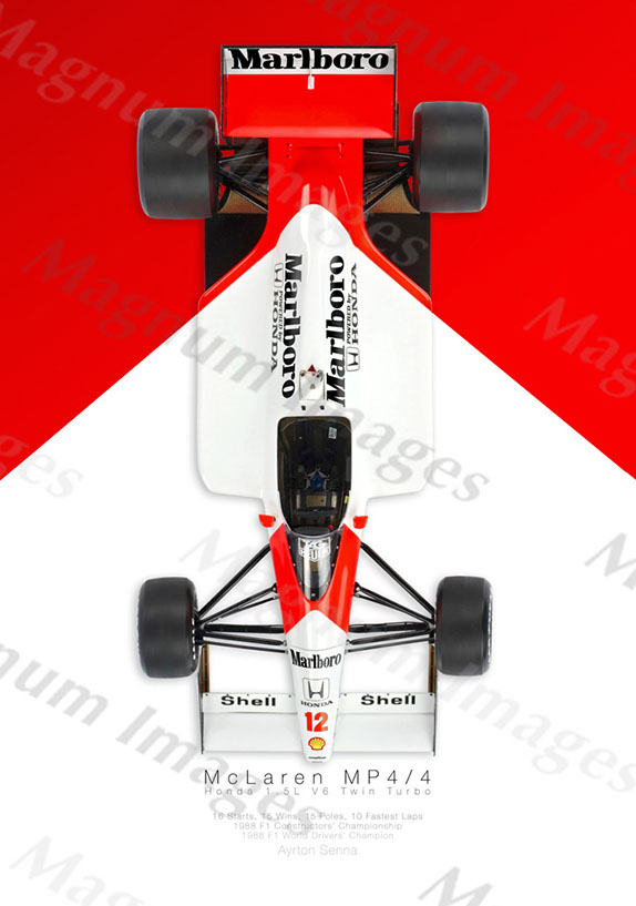 Ayrton Senna-McLaren MP4-4 1988-2